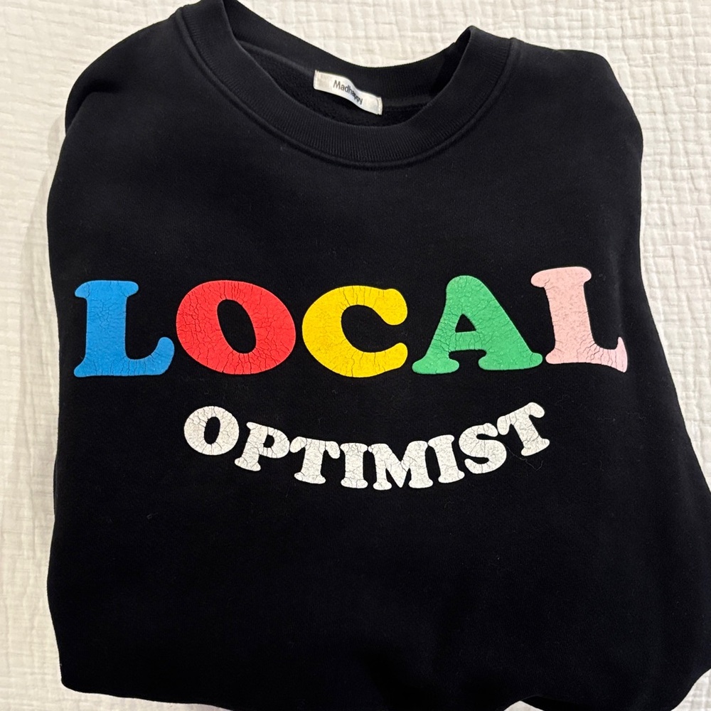 MADHAPPY Local Optimist Crewneck